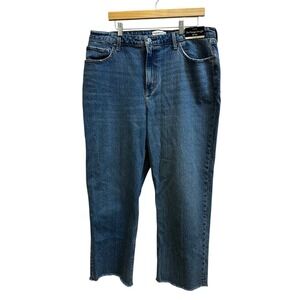 Abercrombie & Fitch Vintage Straight Jeans Curve‎ Love High Rise Sz 16 NWT $90